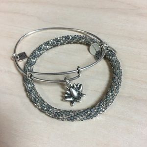 Alex and ani & lily and Laura bracelet set EUC