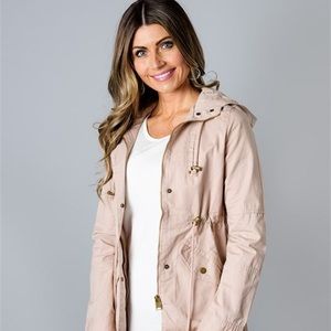 Blush Military Jacket