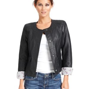 KUT from the Kloth Black Faux Leather Jacket