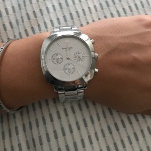 Silver Kate Spade watch Silver Kate Spade watch