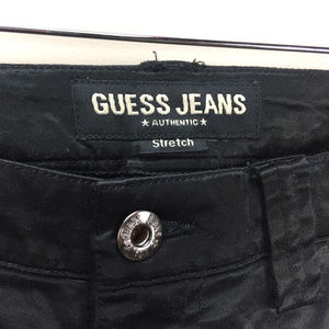 Guess Black Stretch Satin Look Jeans Pants