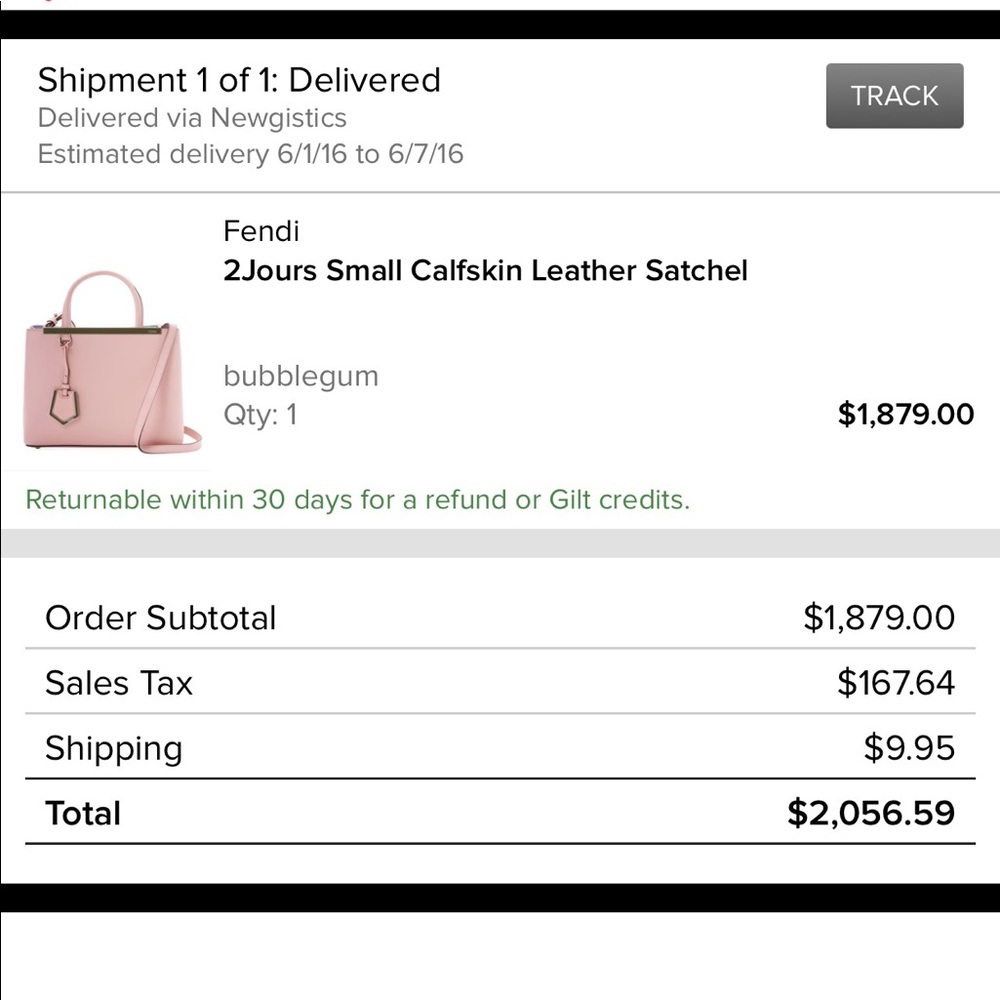 Authentic Fendi 2Jours Satchel - Picture 8 of 8