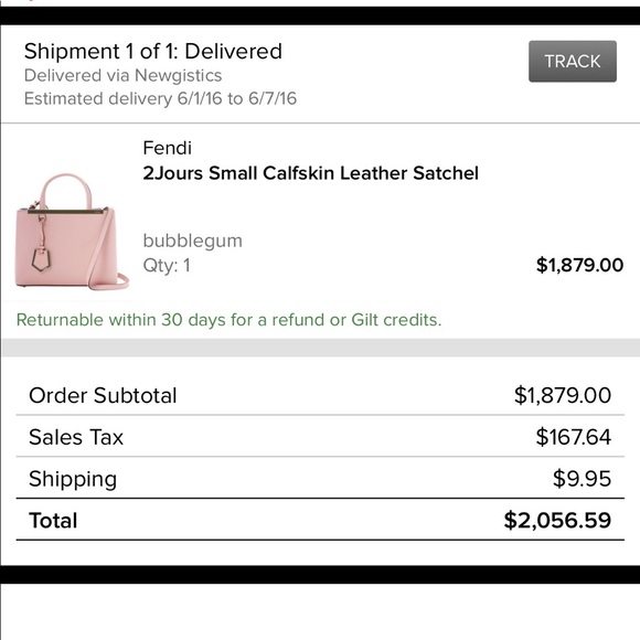 Authentic Fendi 2Jours Satchel - Picture 8 of 8