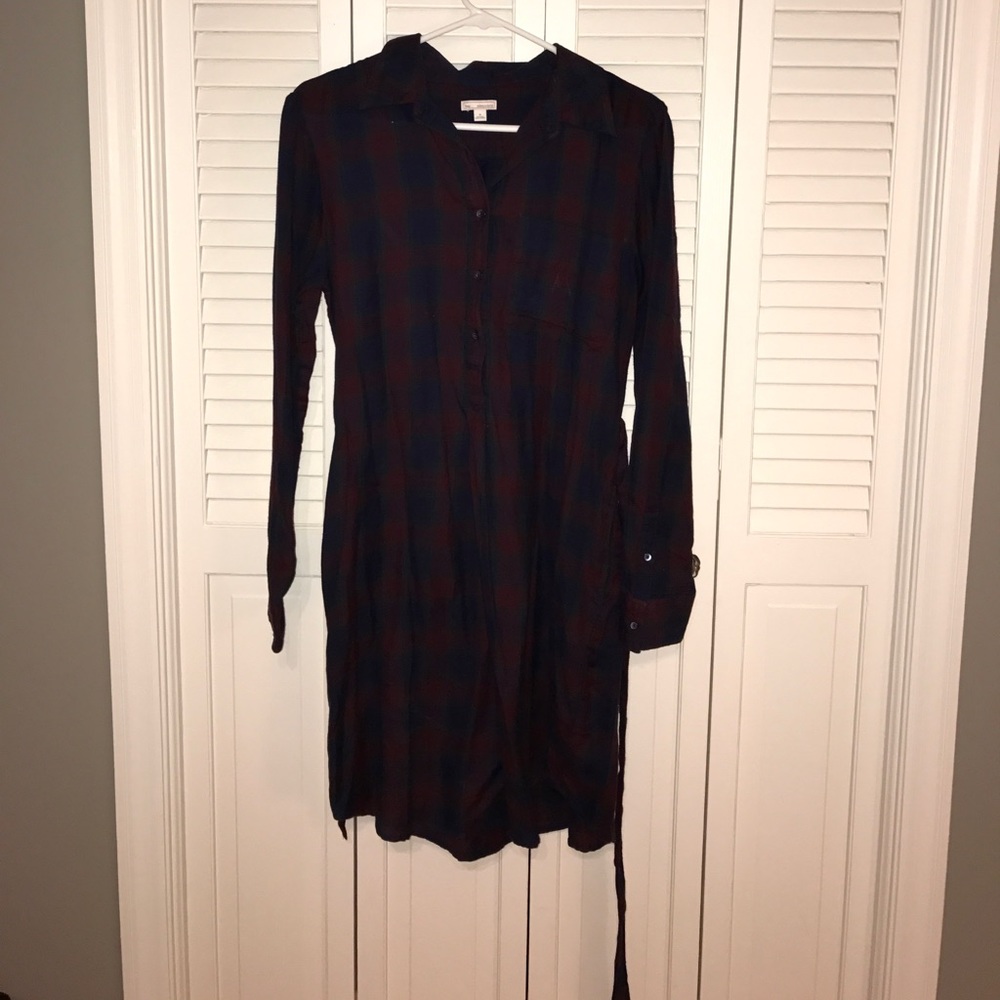 NWOT GAP plaid dress size M