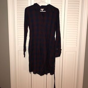 NWOT GAP plaid dress size M