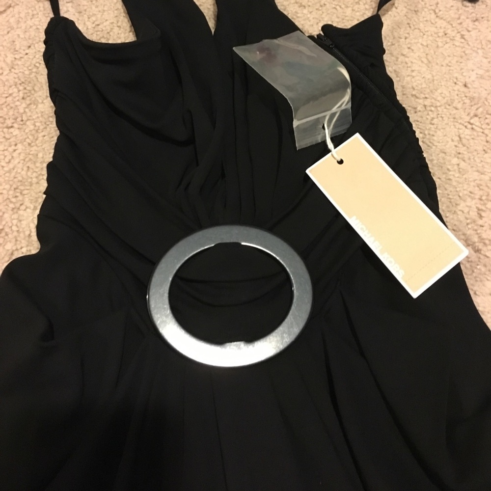 Black Halter Michael Kors Dress