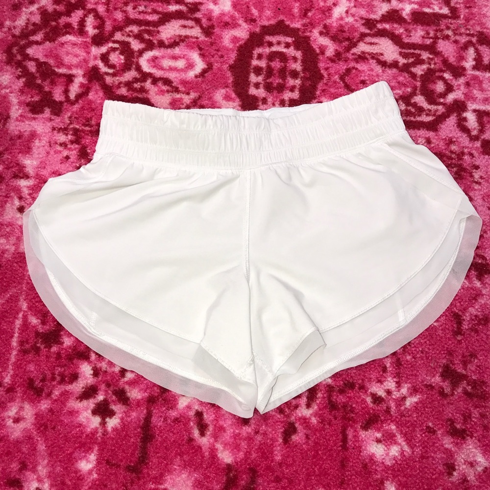 White lululemon Anew shorts