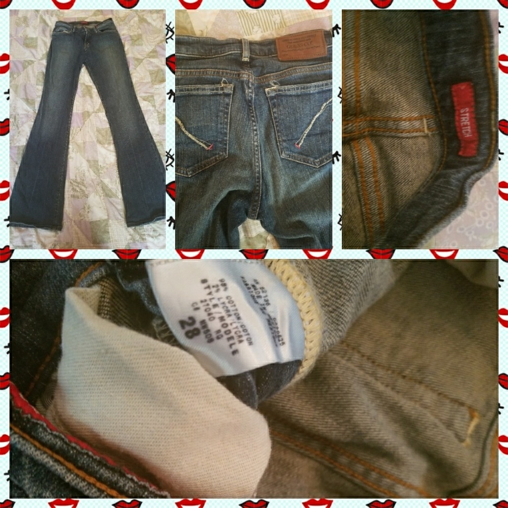 Guess flare leg jeans