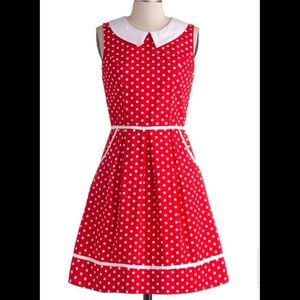 Modcloth vintage inspired polka dot dress! Size 3x