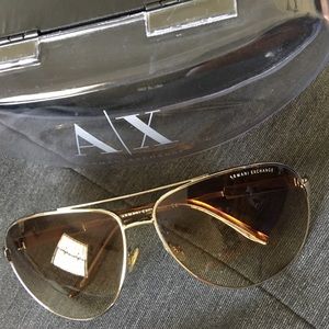 Armani Exchange AX150/S Aviator Sunglasses,