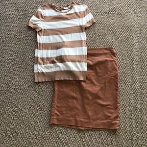 LOFT Matching Skirt and Sweater