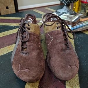 Suede puma's