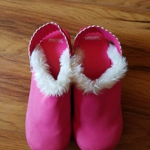 Girls Pink Gymboree Clog Shoes Size 2