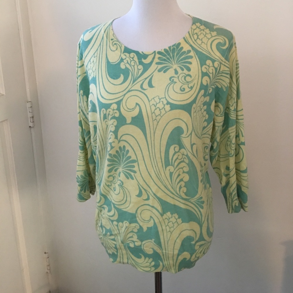 Boden 60's style button back sweater