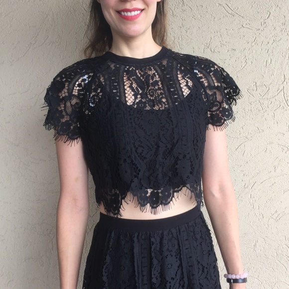 Free People crop top and midi skirt set - Picture 2 of 8