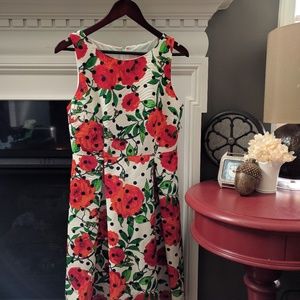 New York & Company  floral polka dot dress