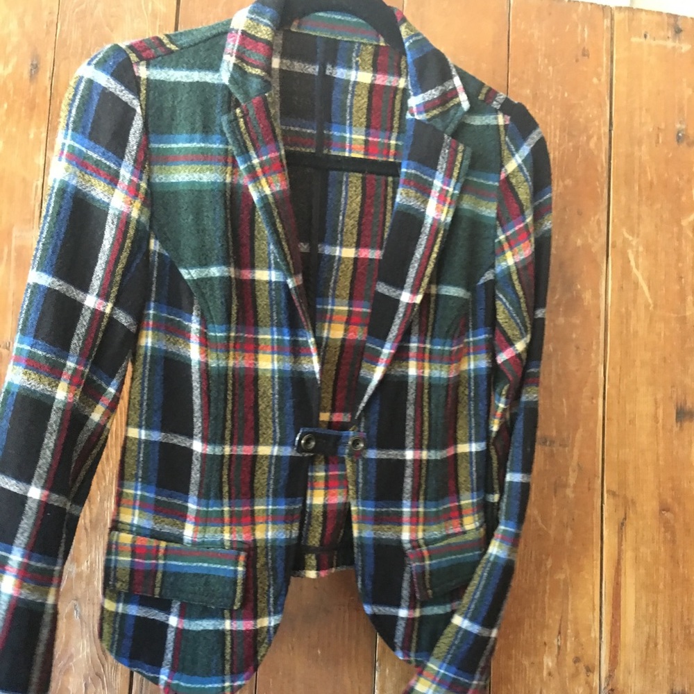 Free People Flannel Jacket