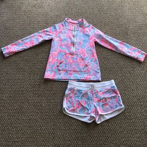 LILLY PULITZER Matching Popover and Chrissy Shorts