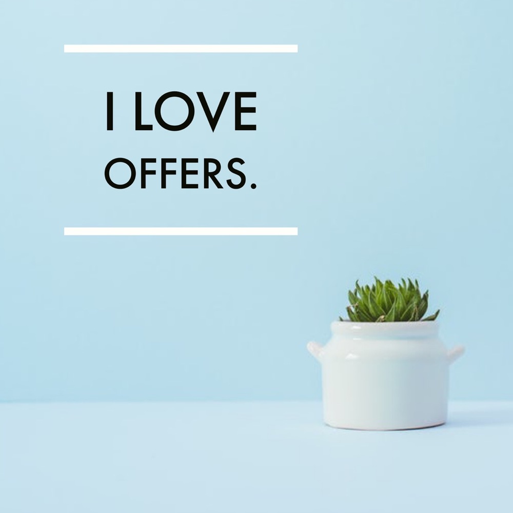 Prices are negotiable!!