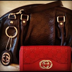 Gucci purse and a wallet