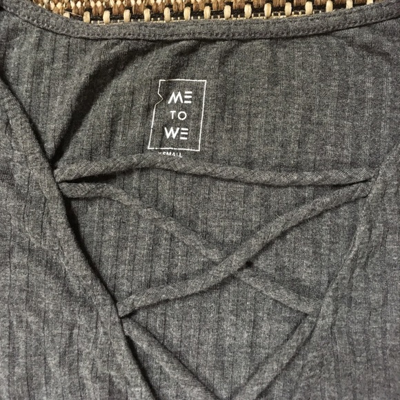 Me to we long sleeve crop top - Picture 2 of 2