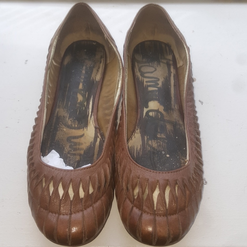 Sam Edelman strapped cutout flats