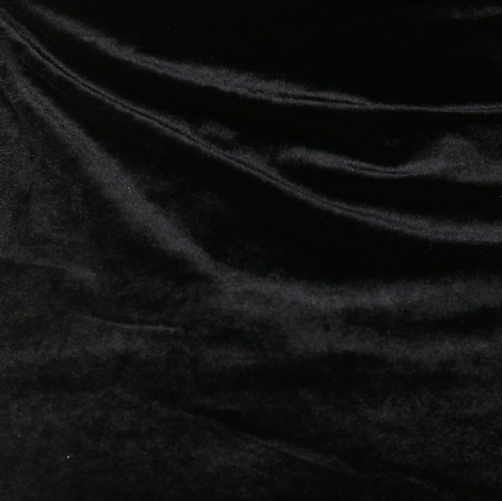 🔥Velvet🔥Black Off the Shoulder Dress ❄ - Picture 5 of 8