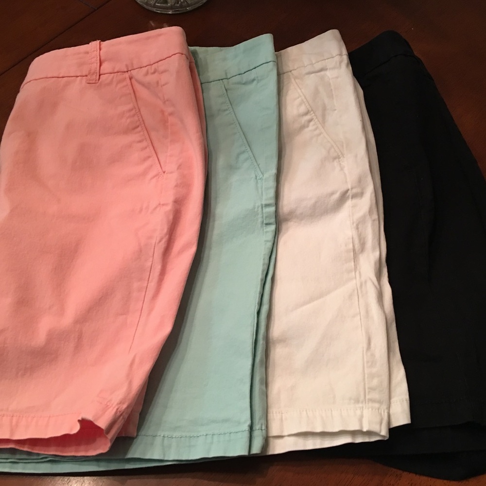 J.Crew 4pairs Bermuda shorts size 4