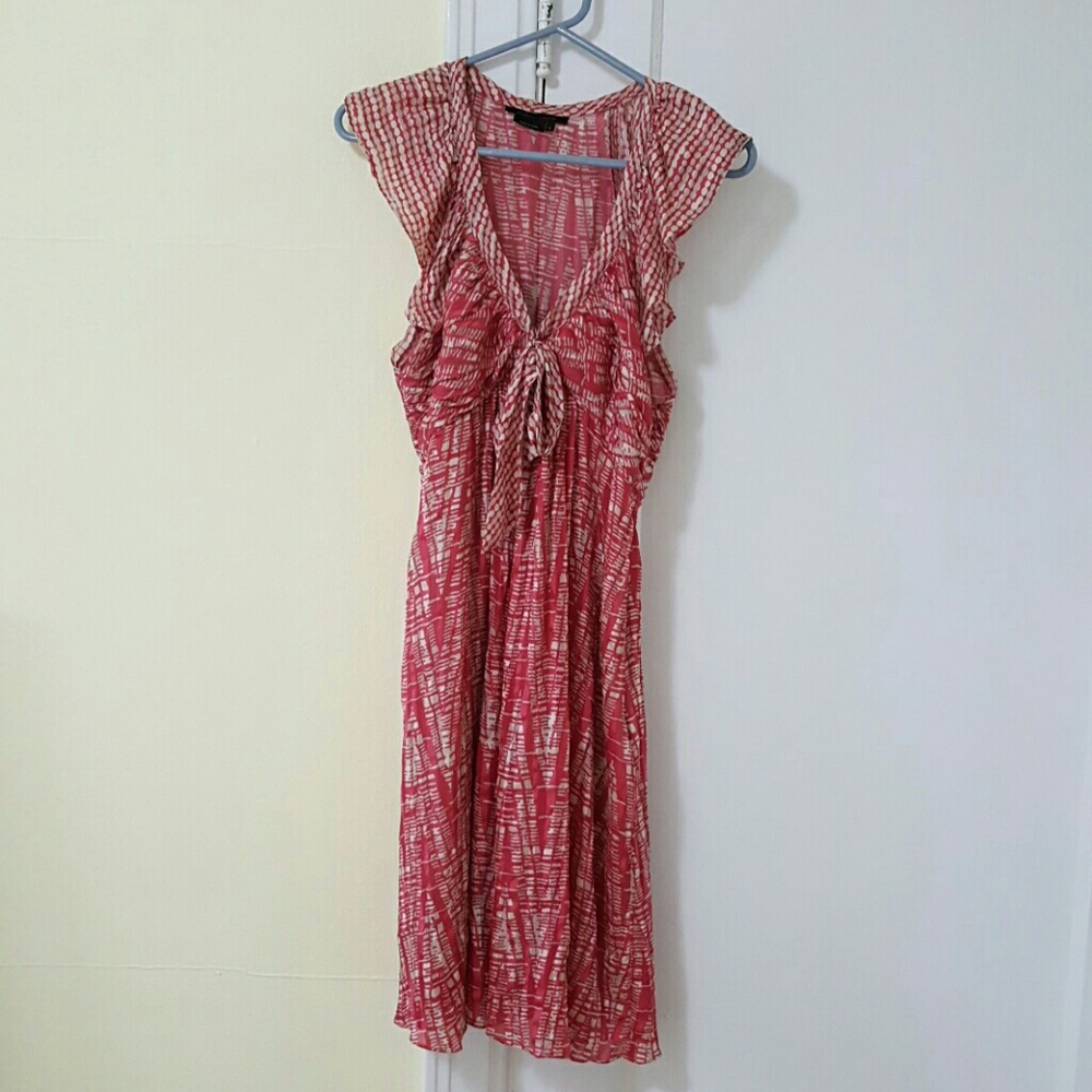 100% silk BCBG Max Azria dress