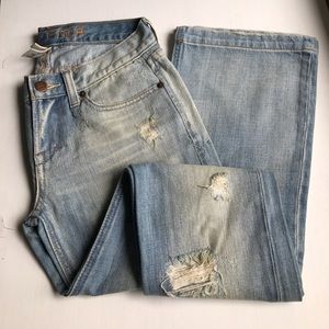 Abercrombie & Fitch Ezra Fitch distressed denim Abercrombie & Fitch Ezra Fitch distressed denim