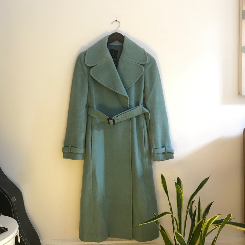 Pastel blue coat