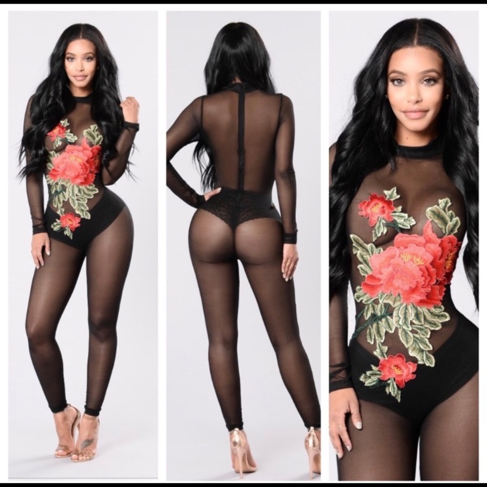 In Bloom Jumpsuit - Black