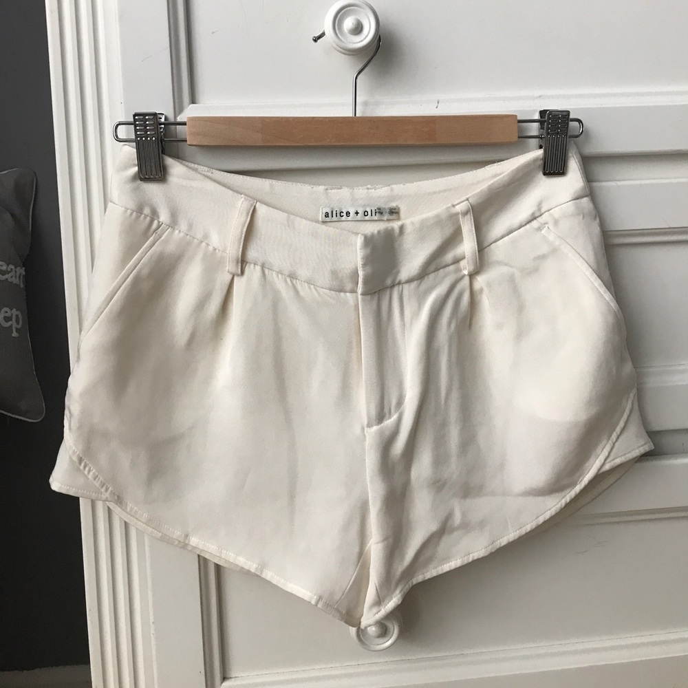Alice + Olivia silk shorts