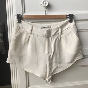 Alice + Olivia silk shorts