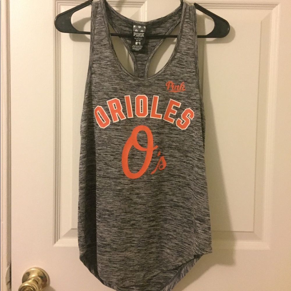 Victoria's Secret PINK O's baseball racerback tank