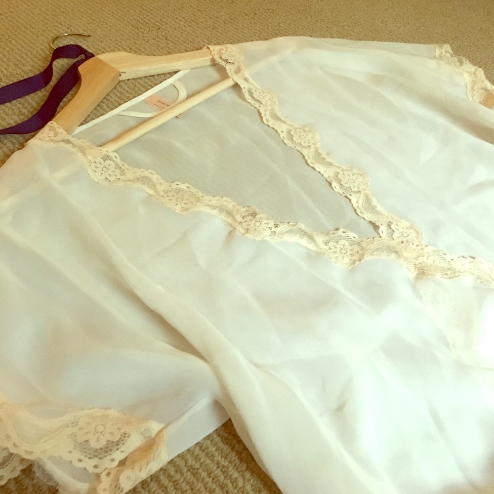 White Lingerie Robe