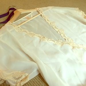 White Lingerie Robe