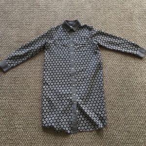 LOFT Button-Down Dress