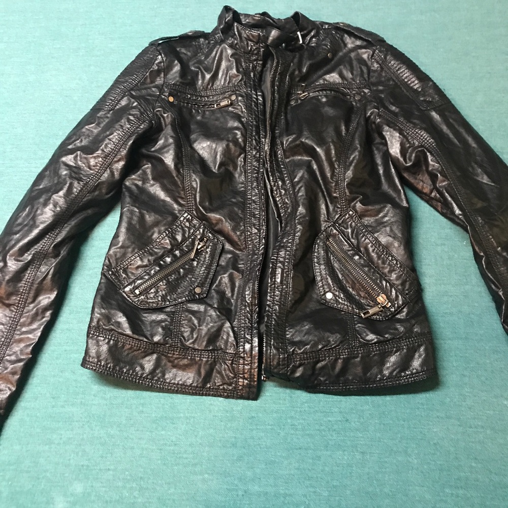 Lightweight leather jacket from forever 21