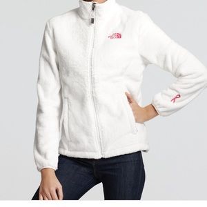 White Breast Cancer Awareness North Face