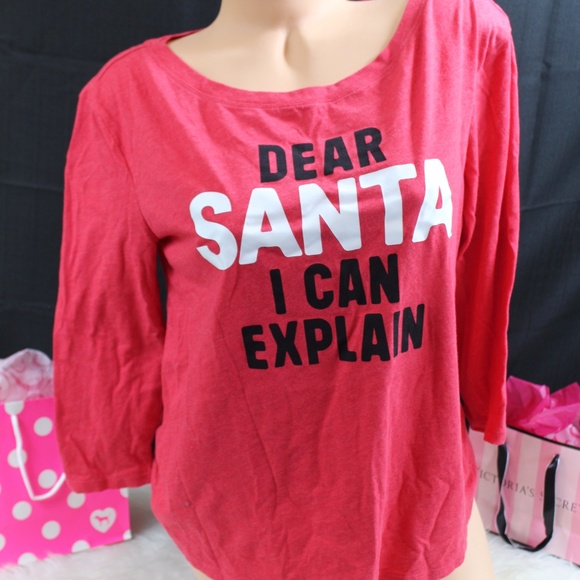 *599 Victoria's Secret "Dear Santa I Can Explain" - Picture 1 of 2