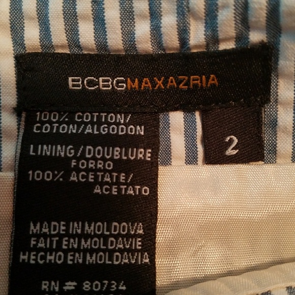 ❤❤BCBG Max Azria Seersucker skirt - Picture 3 of 3