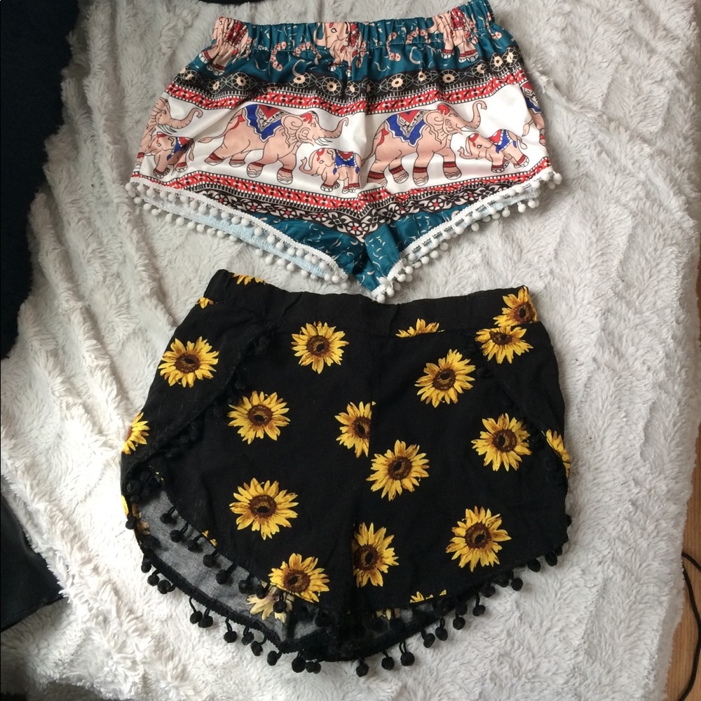 Boho tassel shorts bundle