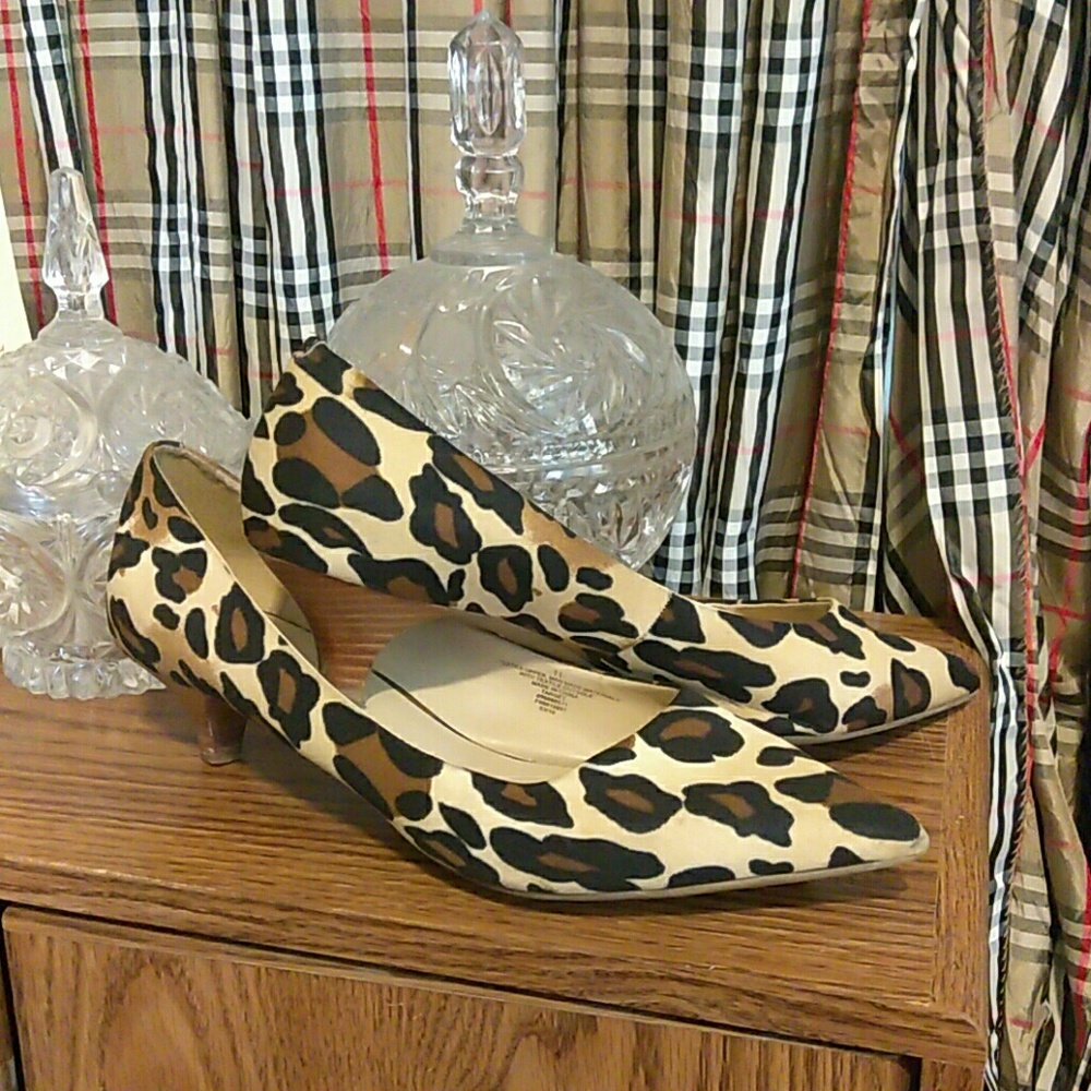 Cheetah Print Kitten heels