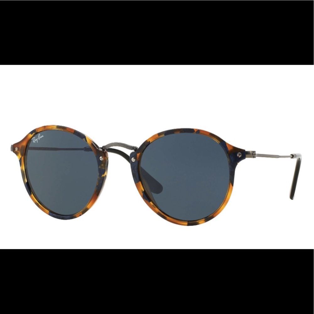 Ray Ban Round Fleck Sunglasses