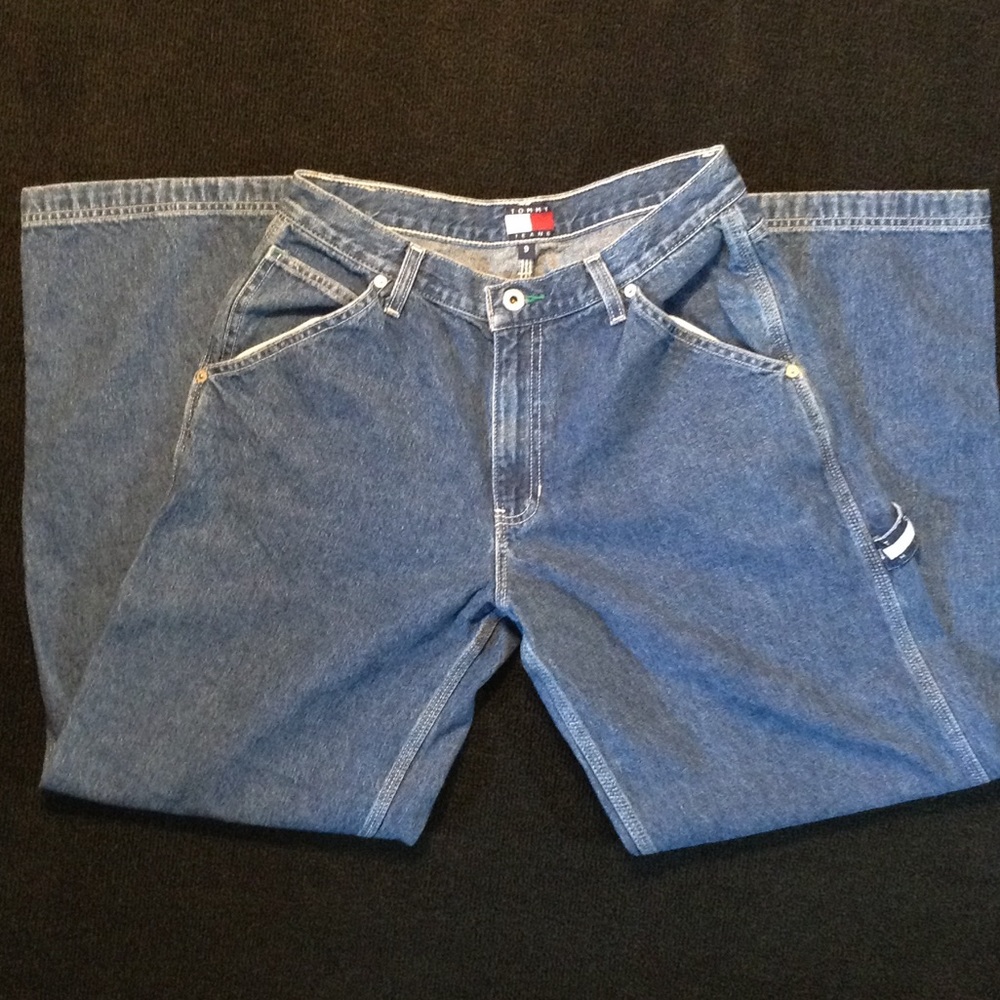 VTG 1998 Tommy Hilfiger carpenter blue jeans🔴🔵 - Picture 2 of 6