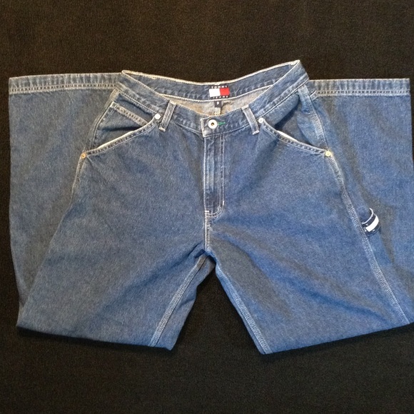 VTG 1998 Tommy Hilfiger carpenter blue jeans🔴🔵 - Picture 2 of 6