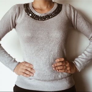 Decorated neck sweater💎💎