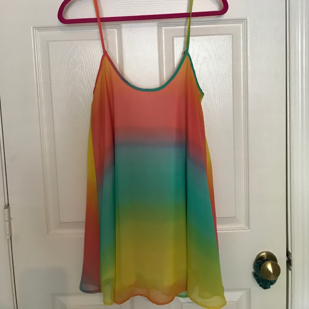 Show me your mumu size S rainbow dress