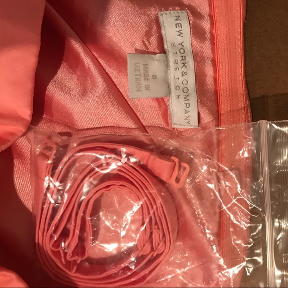 New York & Company pink strapless dress - Picture 3 of 4